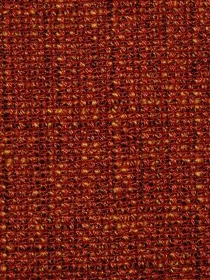 red tweed burlap fabric