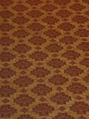 cranston red and tan patterned fabric