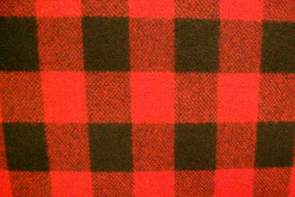 red and black buffalo check fabric for Flat Rock custom upholstered furniture